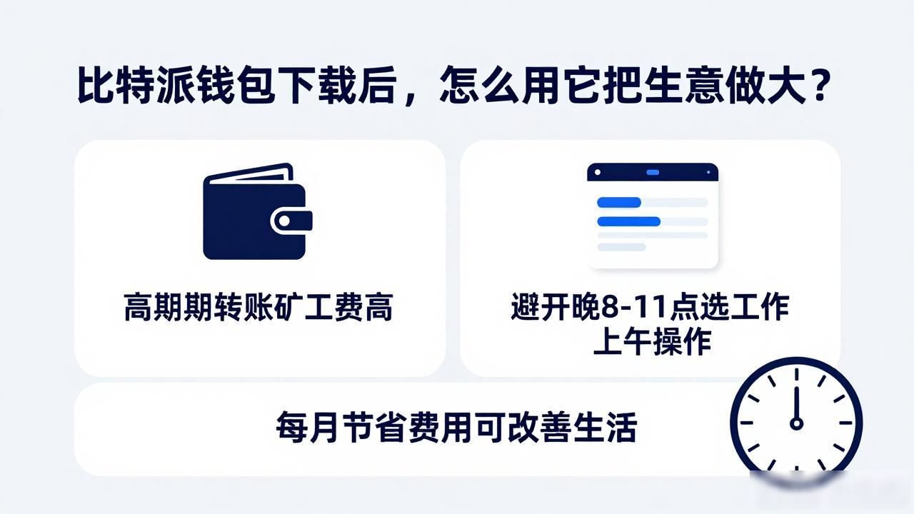 比特派钱包下载后，怎么用它把生意做大？