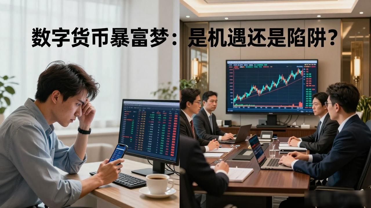 普通散户投资加密货币的风险 加密货币市场成熟后散户获利难 新手投资加密货币易踩诈骗陷阱_数字货币会不会暴富呢