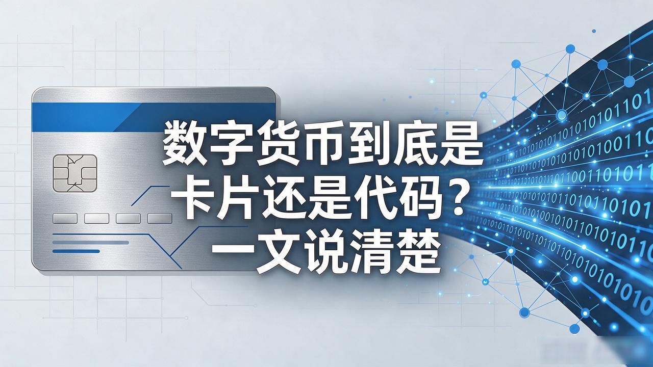 数字货币是一张卡片吗_数字货币和银行卡的区别_数字货币的本质是电子化价值记录
