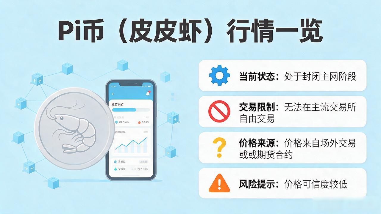 皮皮虾数字货币价格表_Pi Network封闭主网阶段价格分析_皮皮虾数字货币价格表