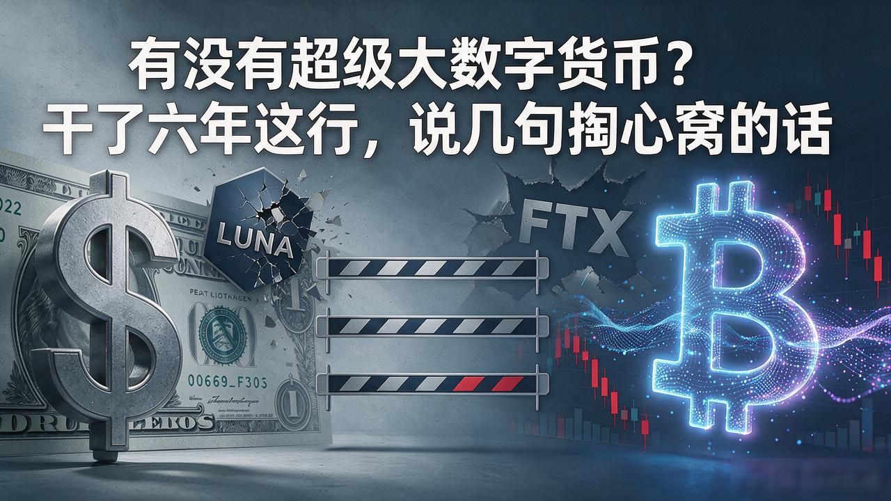 有没有超级大数字货币？干了六年这行，说几句掏心窝的话
