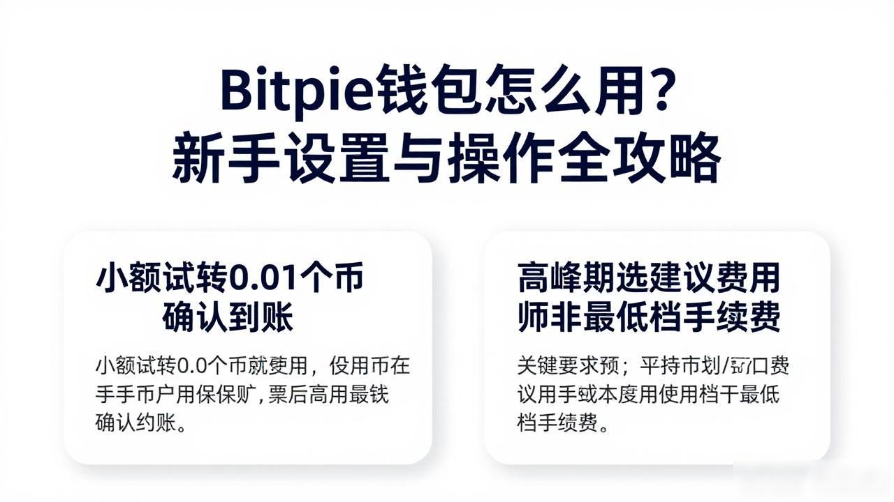 Bitpie钱包怎么用？新手设置与操作全攻略