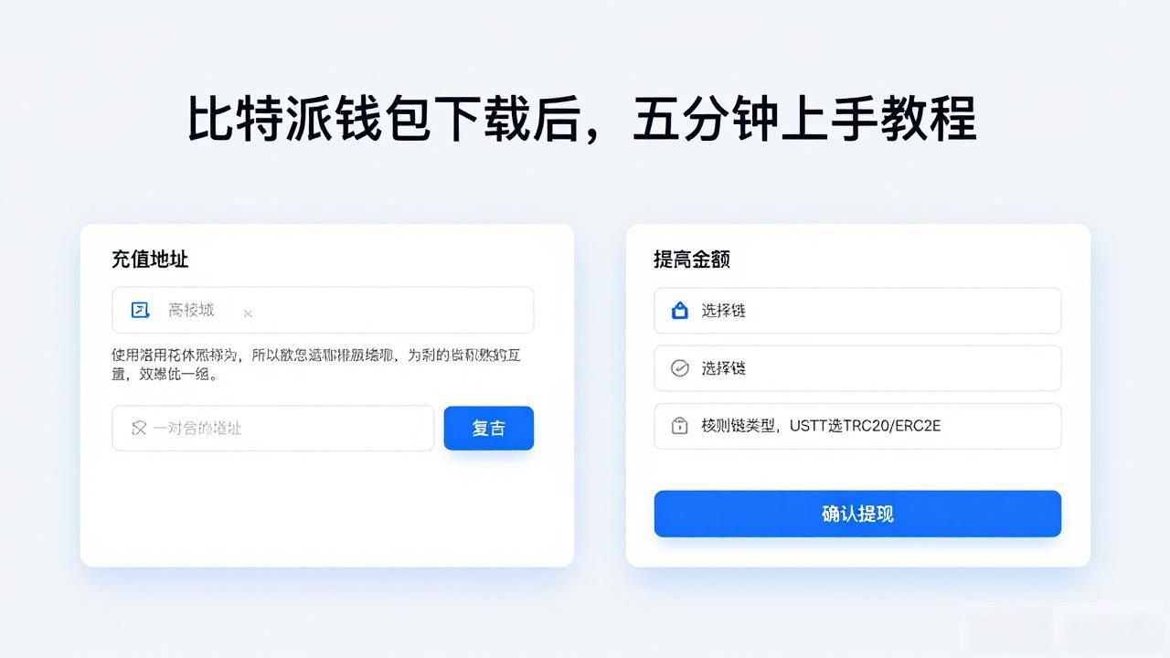 比特派钱包下载后，五分钟上手教程