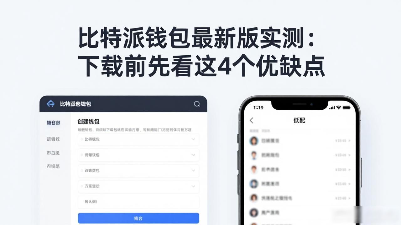 比特派钱包最新版实测：下载前先看这4个优缺点