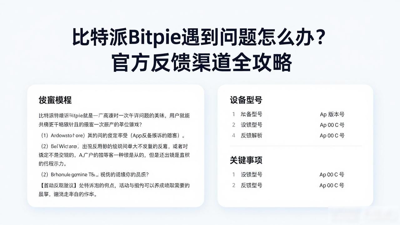 Bitpie钱包官方客服_比特派Bitpie使用教程：关注用户支持和反馈_Bitpie钱包助记词备份问题解决