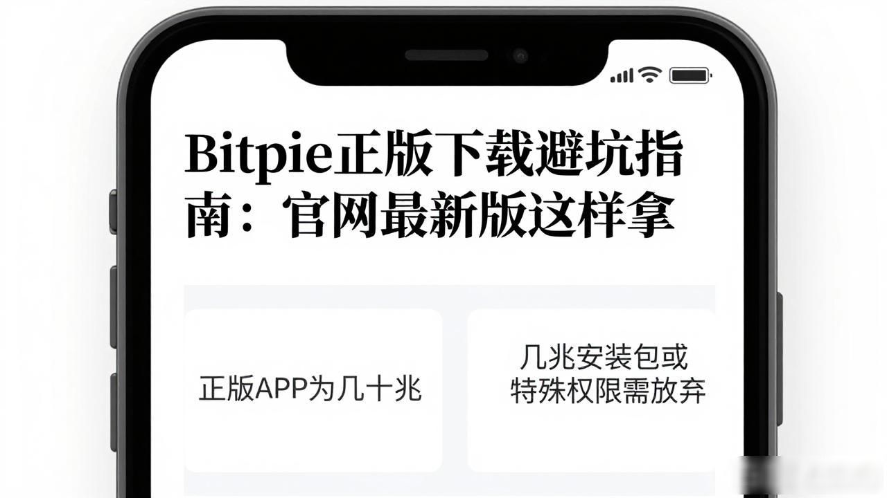 Bitpie正版下载避坑指南：官网最新版这样拿