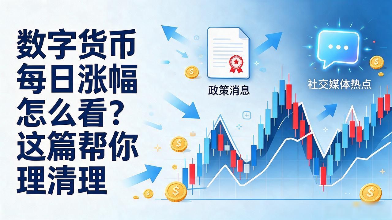 数字货币每日涨幅怎么看？这篇帮你理清理
