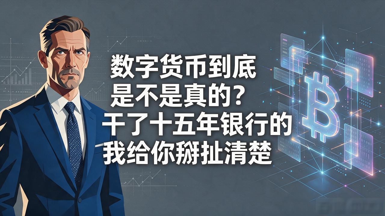 数字货币到底是不是真的？干了十五年银行的我给你掰扯清楚