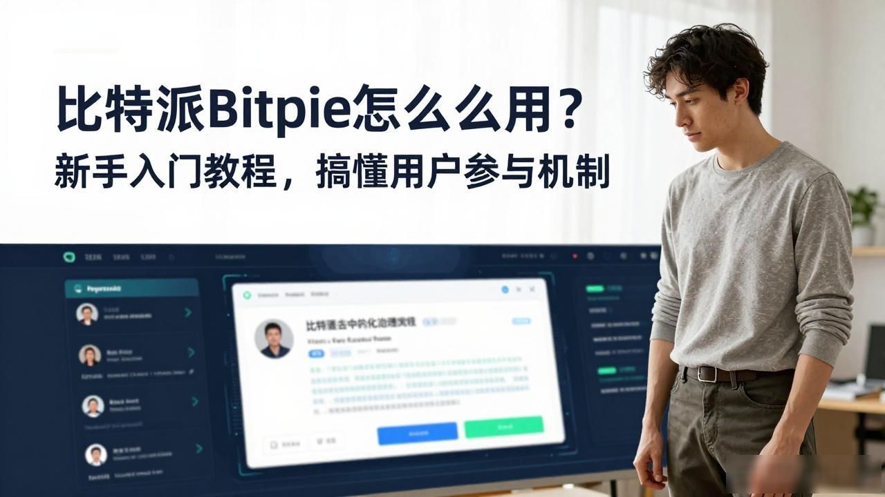 比特派Bitpie怎么用？新手入门教程，搞懂用户参与机制