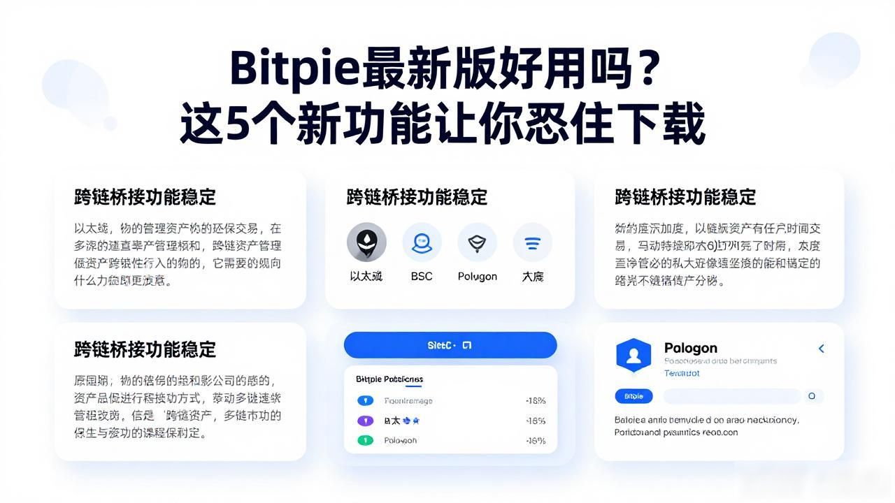 Bitpie最新版好用吗？这5个新功能让你忍不住下载