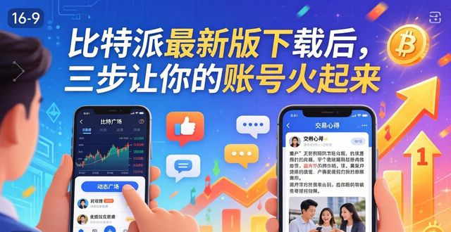 比特派最新版下载后，三步让你的账号火起来