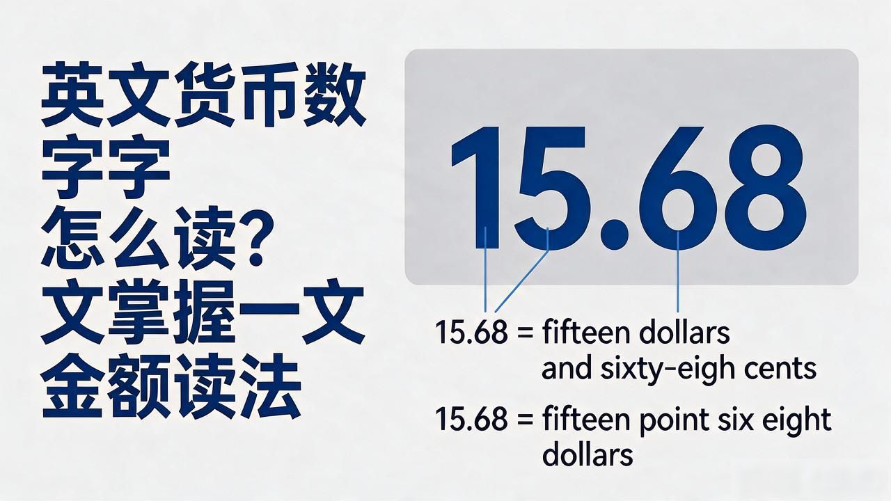 英文货币数字读法_how to read english money amounts_read english currency numbers