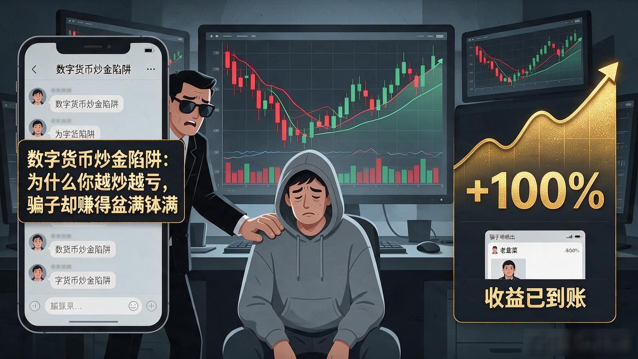 银行风控 数字货币炒金 APP 骗局_资金池骗局 心理操控_数字货币炒金陷阱
