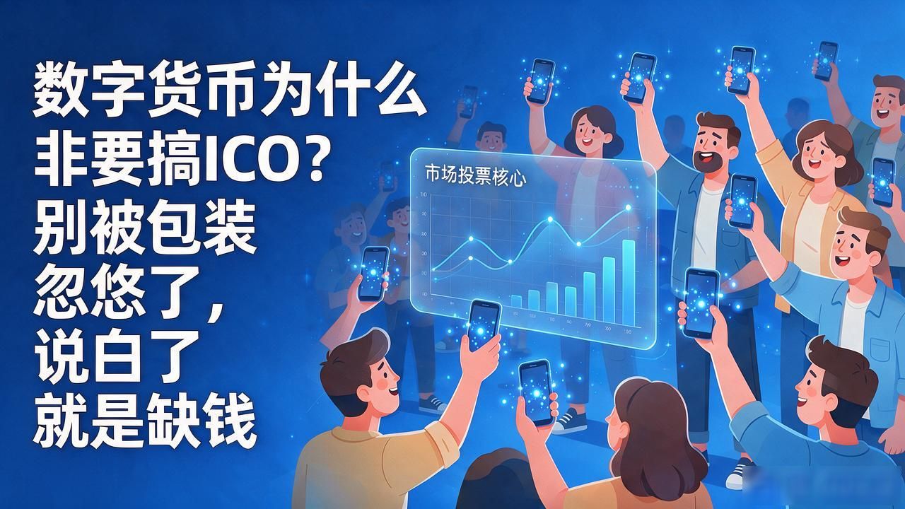 数字货币为什么非要搞ICO？别被包装忽悠了，说白了就是缺钱