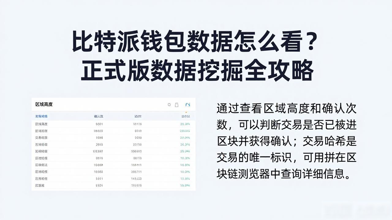 比特派钱包数据怎么看？正式版数据挖掘全攻略