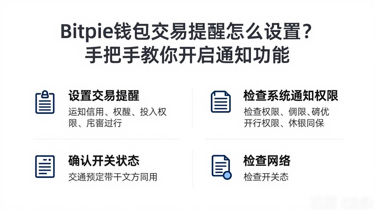 Bitpie钱包交易提醒怎么设置？手把手教你开启通知功能