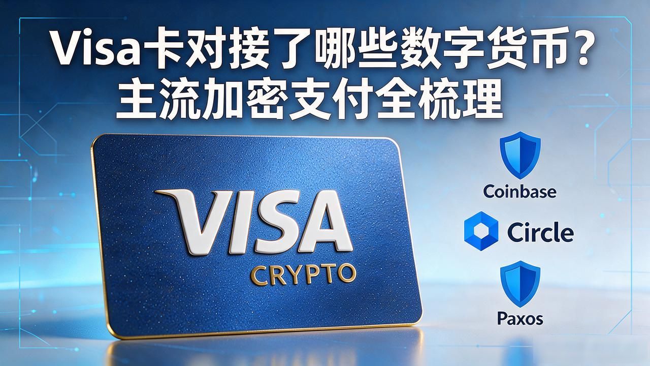 visa卡对接了哪些数字货币_Visa支持哪些加密货币支付_Visa信用卡绑定Coinbase消费流程