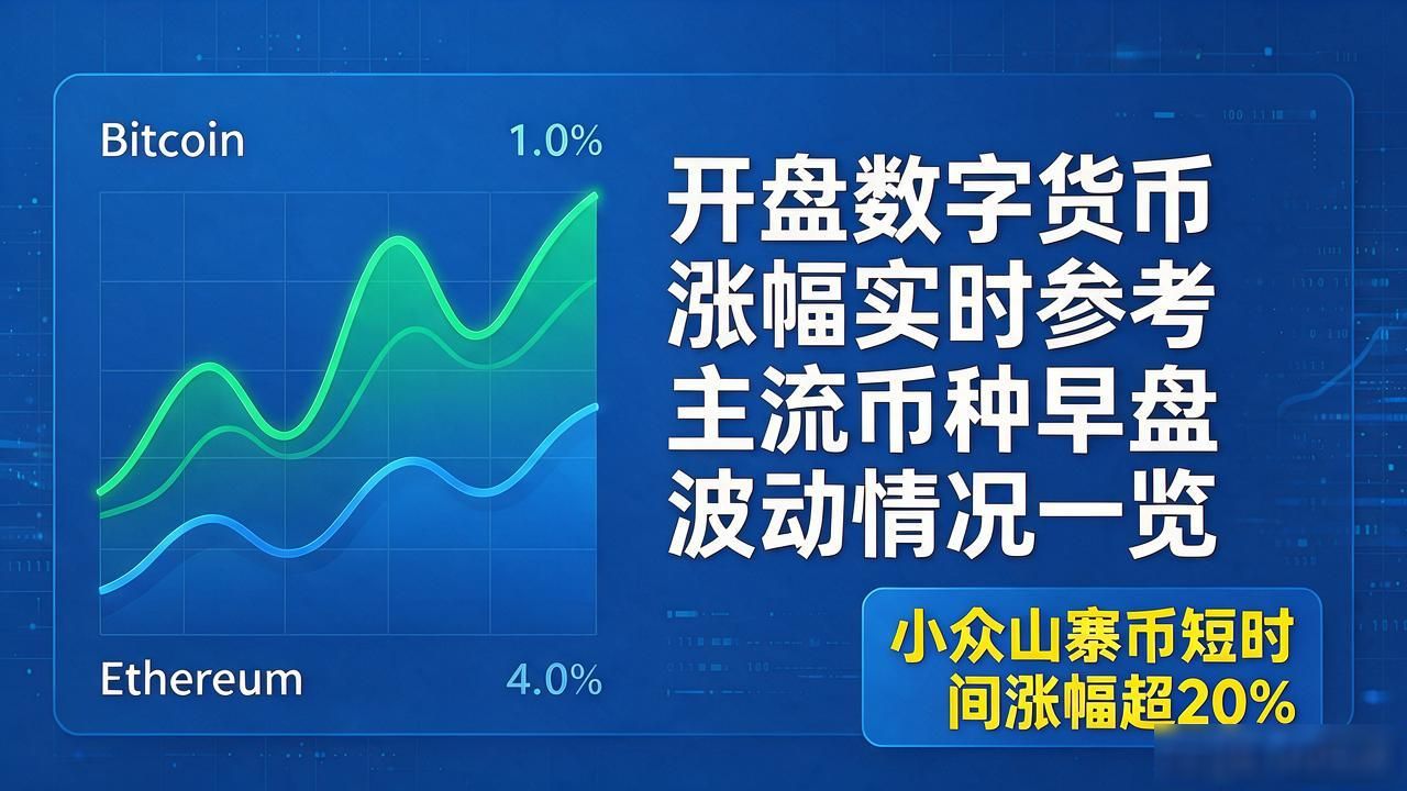 币圈开盘涨幅分析_开盘数字货币涨幅_主流币种开盘价格波动