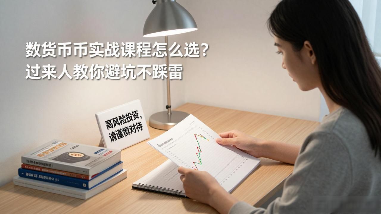 数字货币实战课程怎么选？过来人教你避坑不踩雷