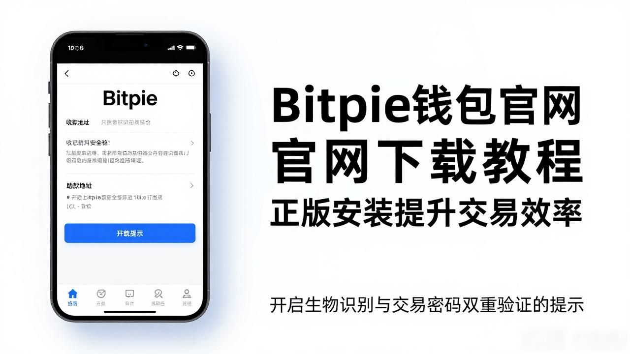 Bitpie钱包官网下载教程 正版安装提升交易效率