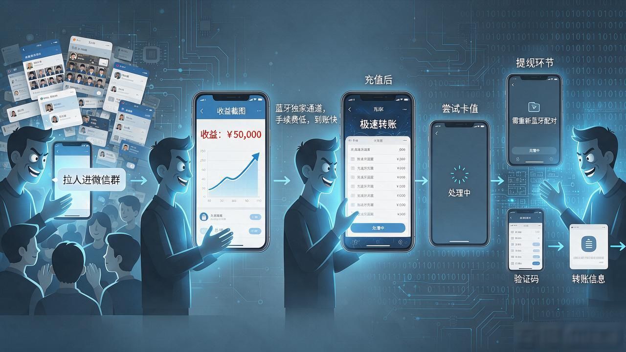 数字货币蓝牙交易靠谱吗？搜到的十有八九是诈骗，别交智商税
