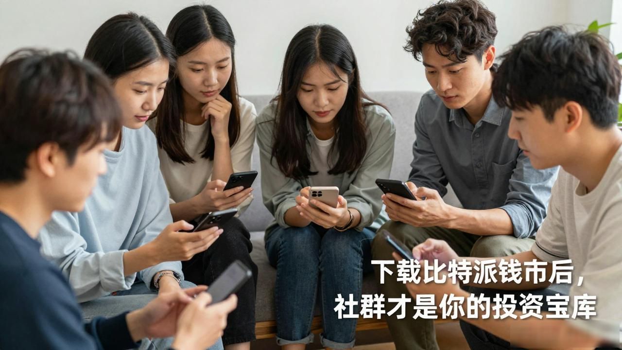 下载比特派钱包后，社群才是你的投资宝库