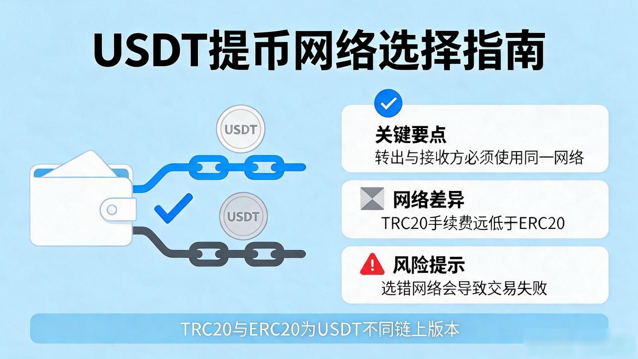 数字货币提币完整流程 国内用户提币安全注意事项 提币时USDT网络类型选择指南_数字货币怎么提币的