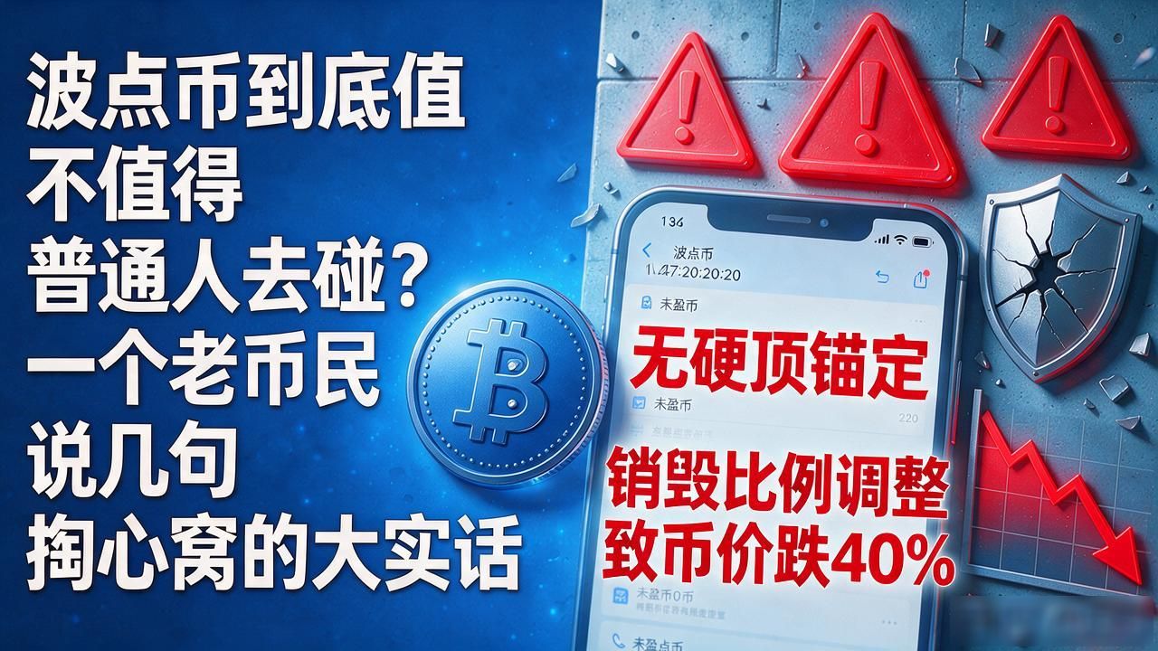 波点币到底值不值得普通人去碰？一个老币民说几句掏心窝的大实话