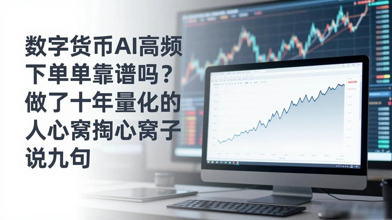 数字货币AI高频下单靠谱吗？做了十年量化的人掏心窝子说几句