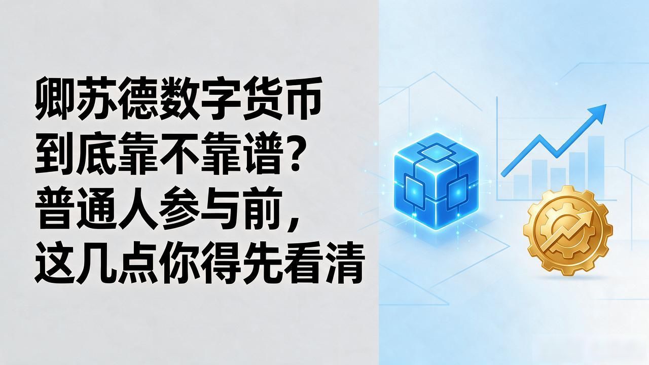 卿苏德数字货币到底靠不靠谱？普通人参与前，这几点你得先看清