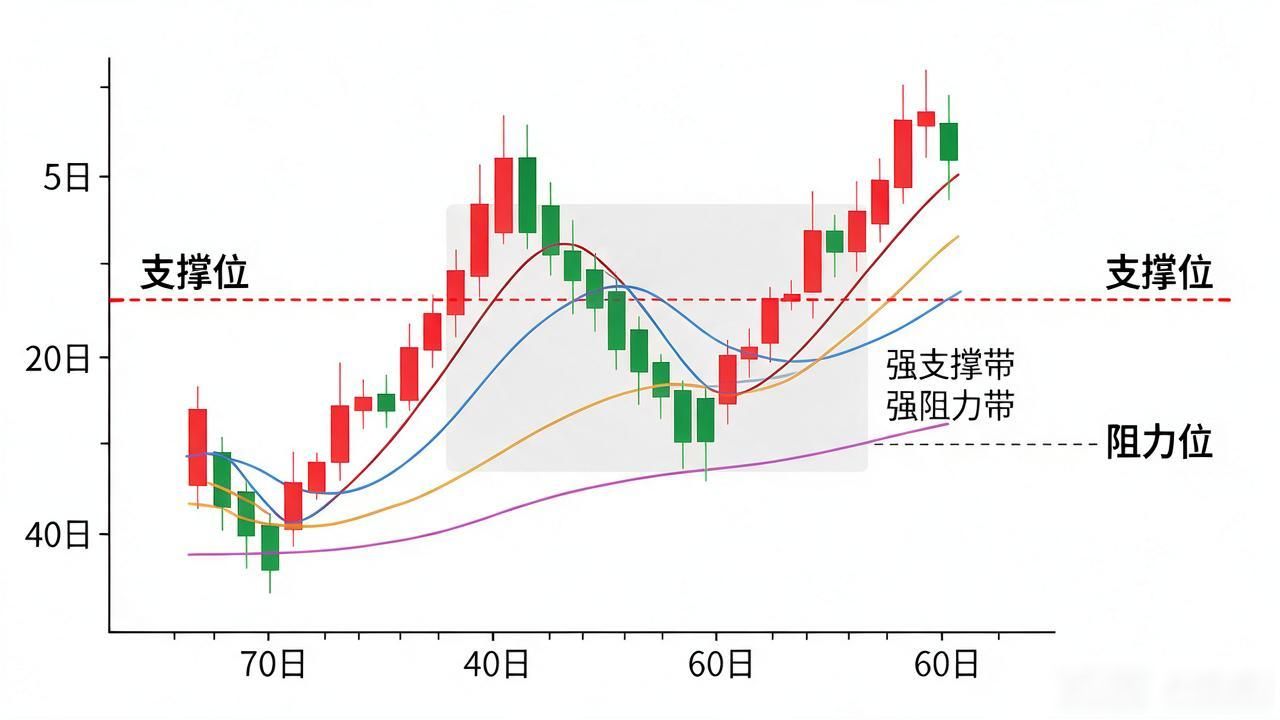 数字货币点位怎么读？老交易员教你看懂支撑位阻力位和均线