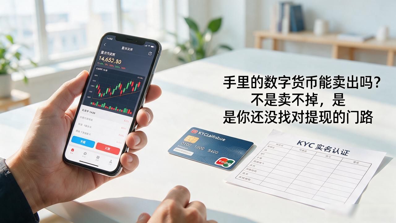 手里的数字货币能卖出吗？不是卖不掉，是你还没找对提现的门路