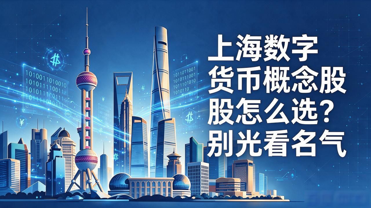 上海数字货币概念股怎么选？别光看名气