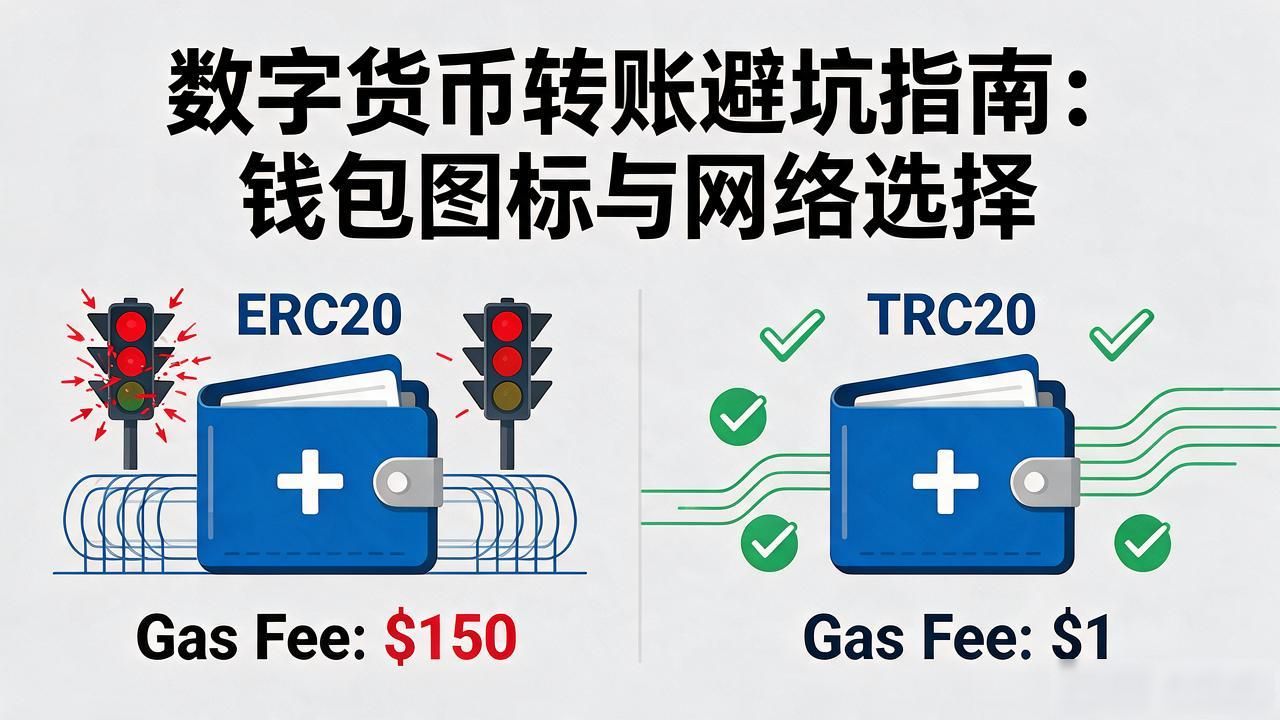数字货币转账避坑指南：钱包地址与网络选择