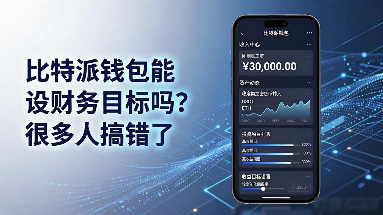 如何在比特派钱包下载中设置财务目标?_比特派钱包财务目标功能误解_比特派钱包是否有设置财务目标的功能