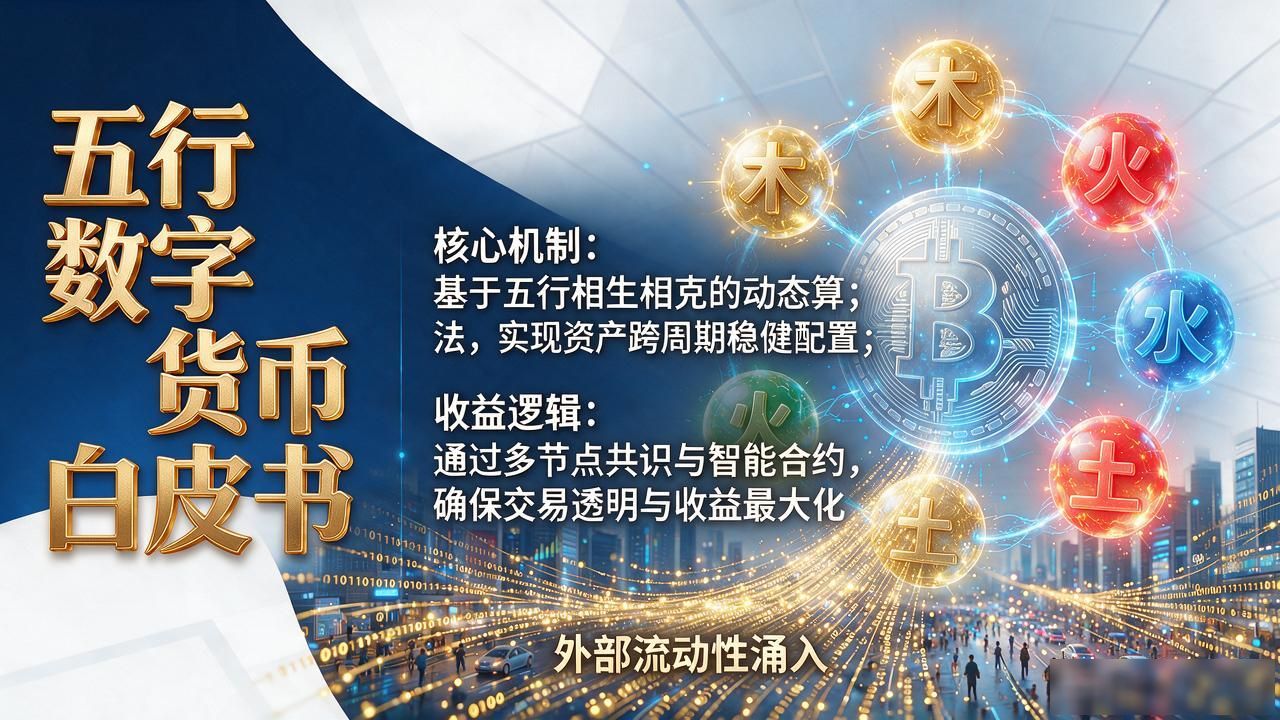 五行数字货币白皮书_五行数字货币白皮书_通缩币设计文档