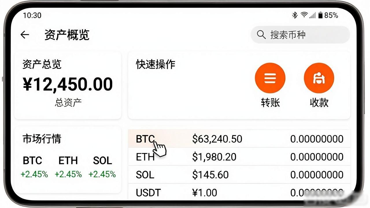 下载Bitpie钱包后，快速上手操作指南