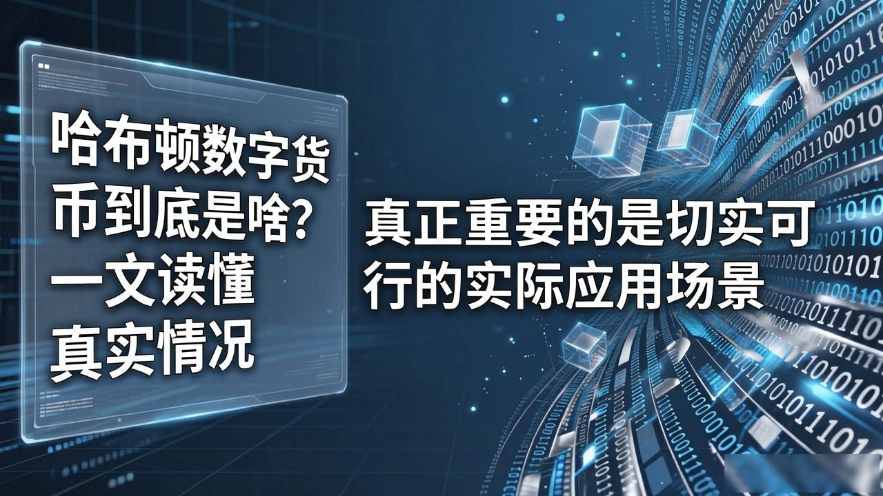 哈布顿数字货币到底是啥？一文读懂真实情况