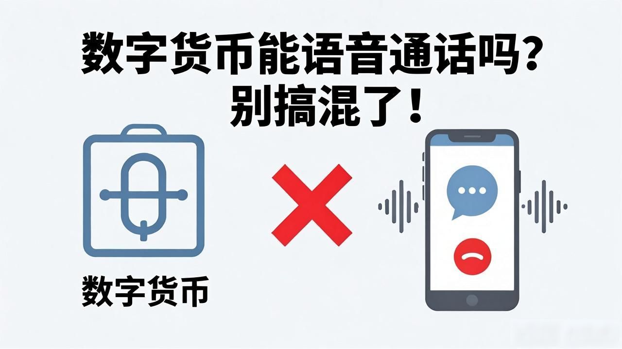 数字货币能语音通话吗？别搞混了！