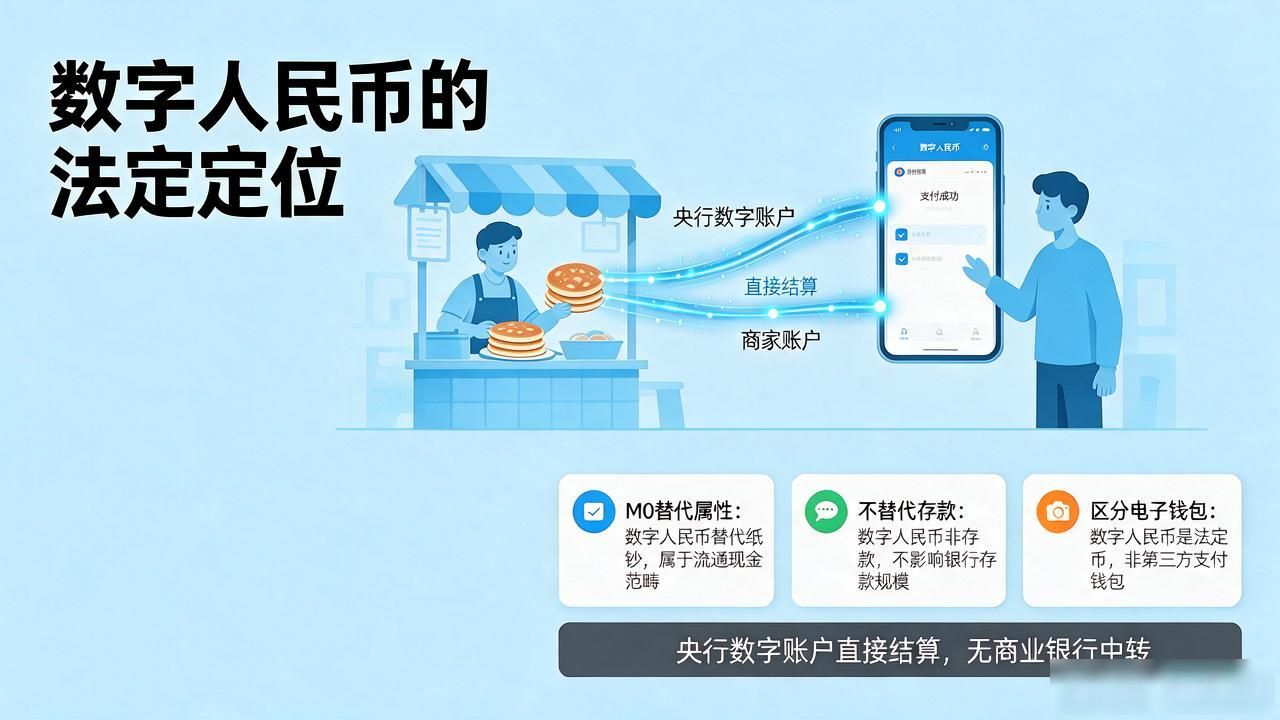 人民币数字货币属于什么？说清法定货币定位，别再和电子钱包搞混