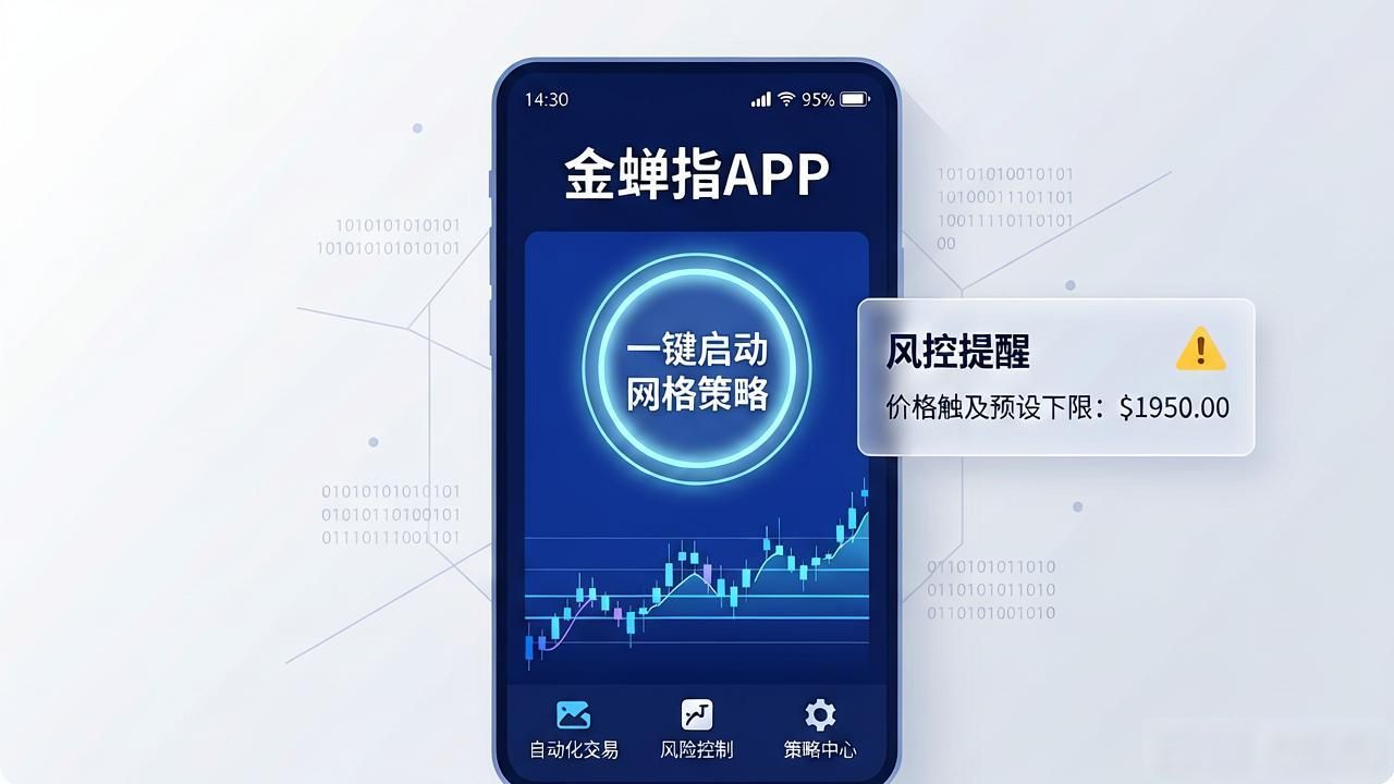 金蝉指APP：数字货币网格量化神器，助你告别手动盯盘焦虑
