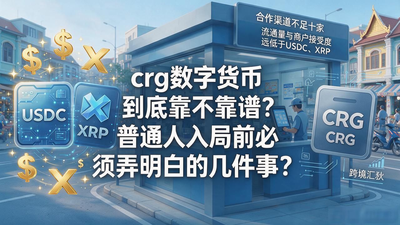 crg数字货币到底靠不靠谱？普通人入局前必须弄明白的几件事