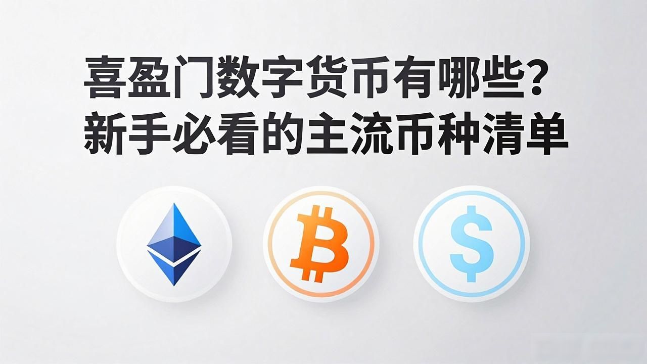 喜盈门数字货币有哪些_新手入门主流数字货币推荐_喜盈门主流数字货币梳理