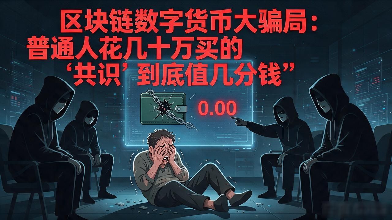 区块链数字货币大骗局：普通人花几十万买的"共识"到底值几分钱