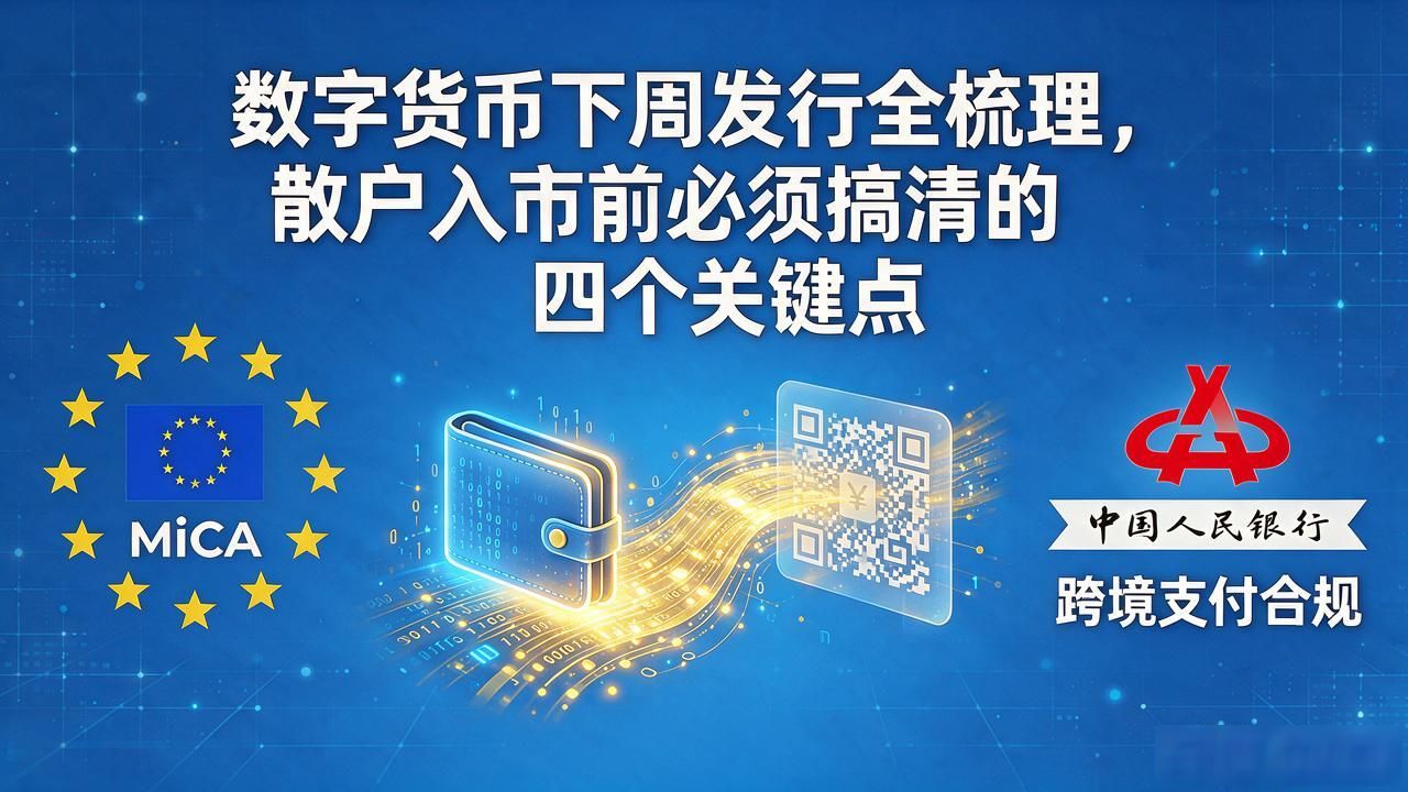 数字货币下周发行全梳理，散户入市前必须搞清的四个关键点