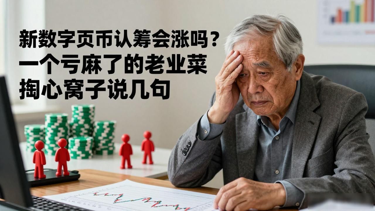 新数字货币认筹会涨吗？一个亏麻了的老韭菜掏心窝子说几句