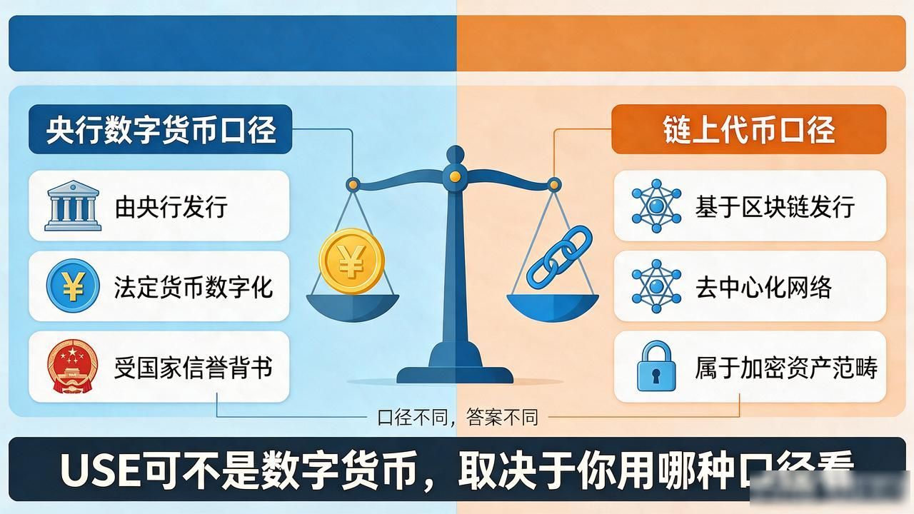 USE是数字货币吗？别被名字带跑偏，说清它到底算不算加密资产