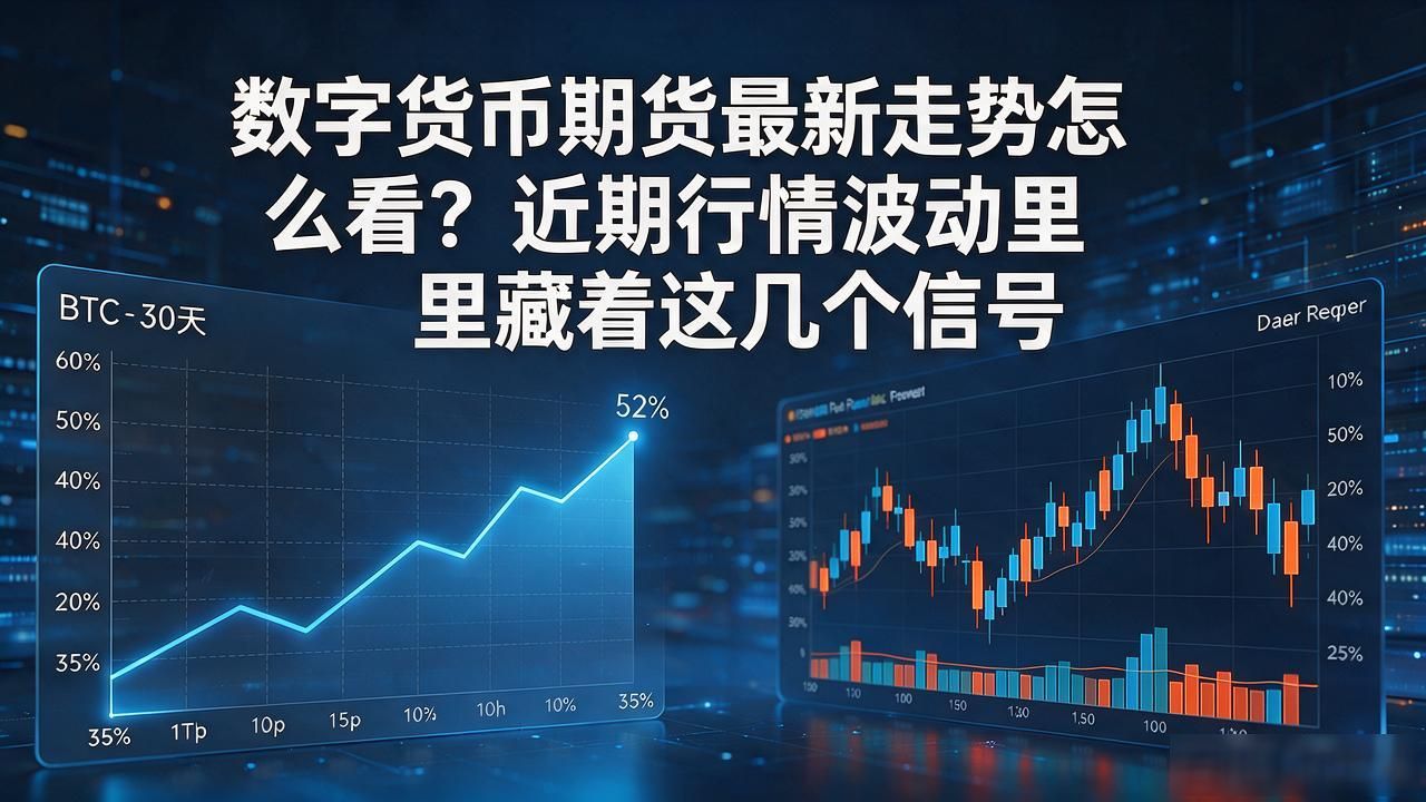 数字货币期货最新走势怎么看？近期行情波动里藏着这几个信号