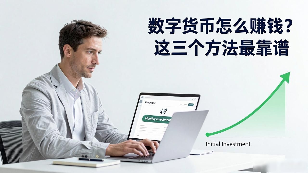 数字货币怎么赚钱？这三个方法最靠谱