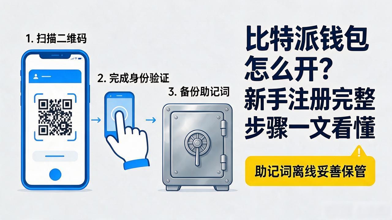 比特派钱包怎么开？新手注册完整步骤一文看懂